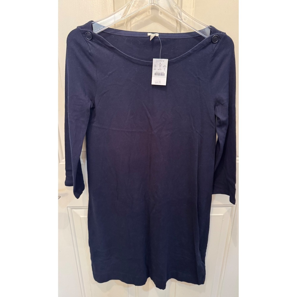 J.Crew Blue Cotton Dress NWT Small